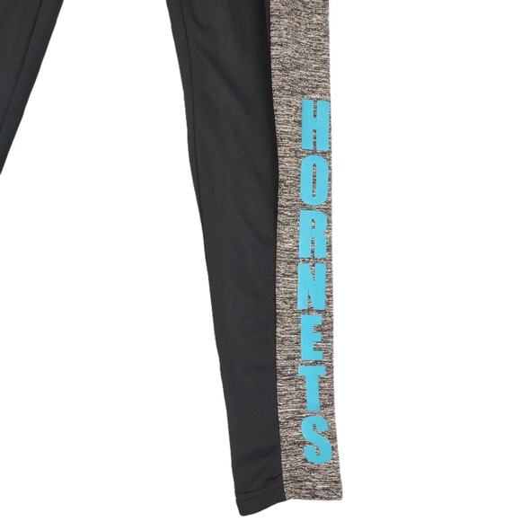 NBA Charlotte Hornets Basketball Ankle Leggings, Women's Sz S, Black Gray Teal - Picture 5 of 7
